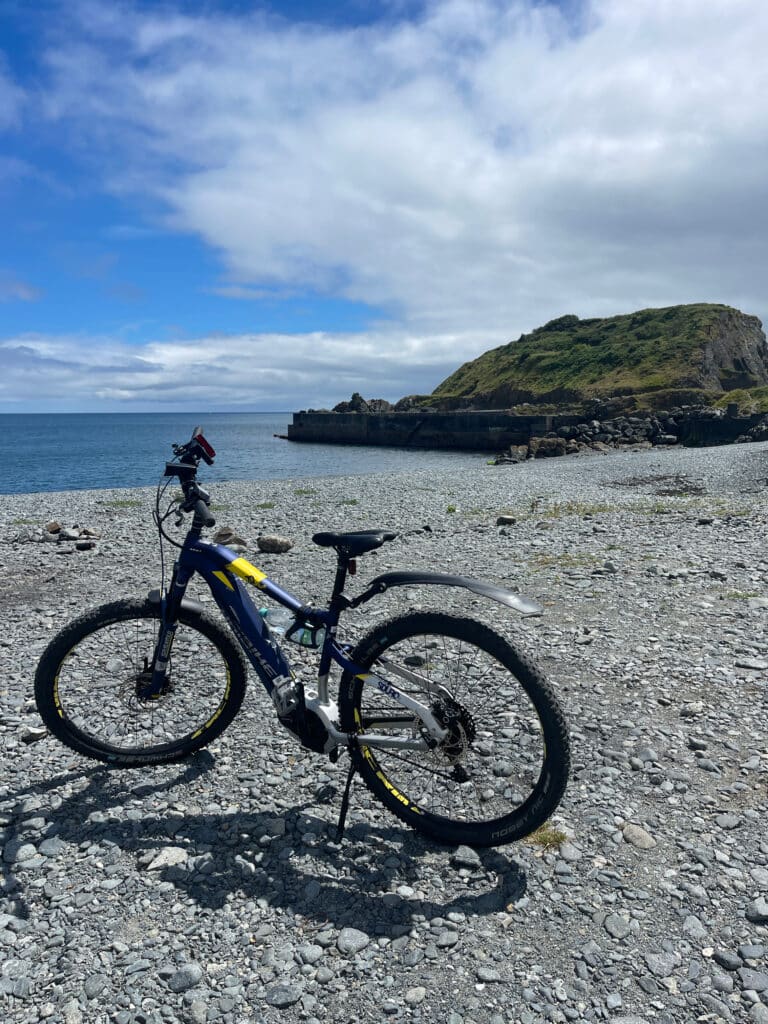 Felicity, mein eBike, in Cornwall